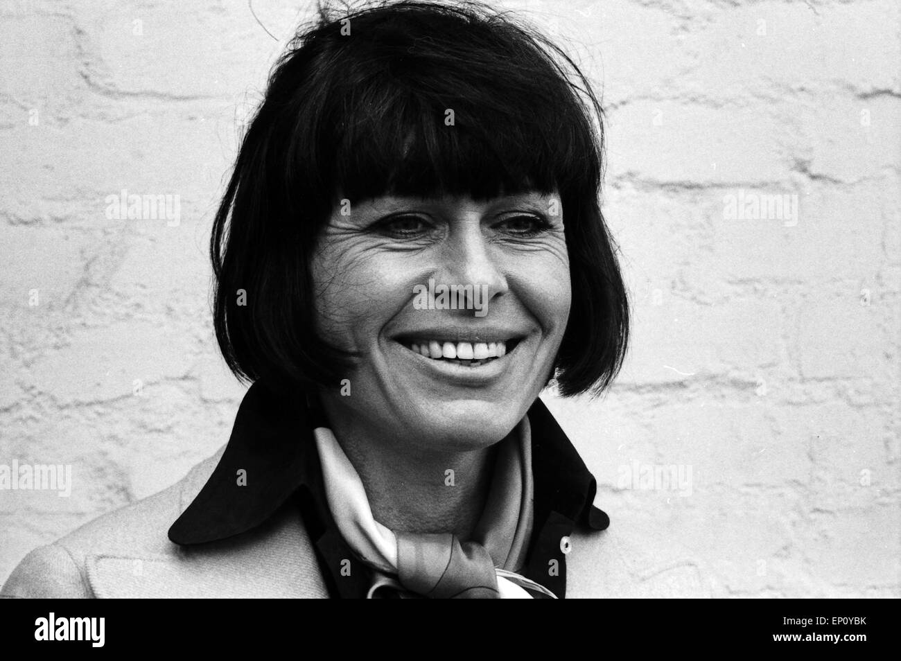 Deutsche Schauspielerin und Autorin Barbara Rütting, Deutschland 1970er ...