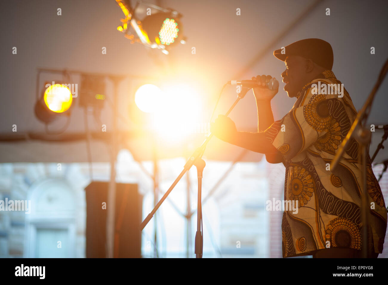 African American singer in Baltimore, Maryland, USA Stock Photo Alamy