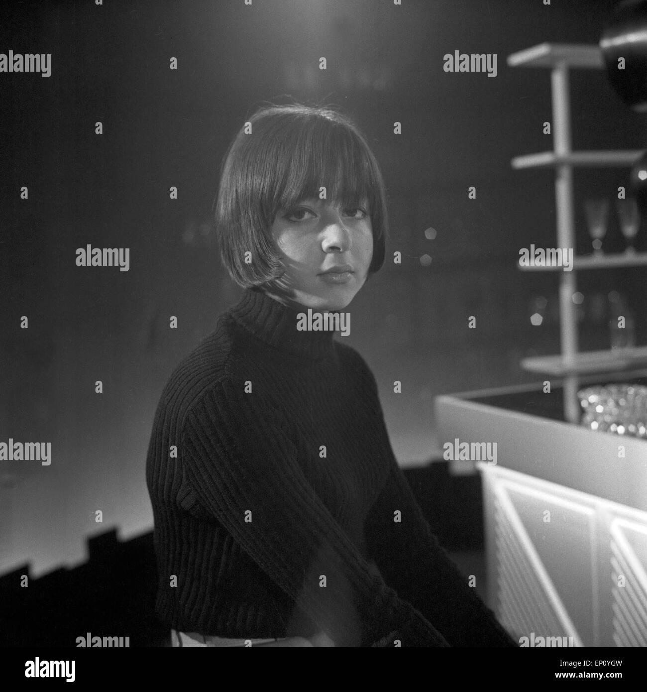 Deutsch griechische Sängerin Vicky Leandros bei einem Auftritt in einer