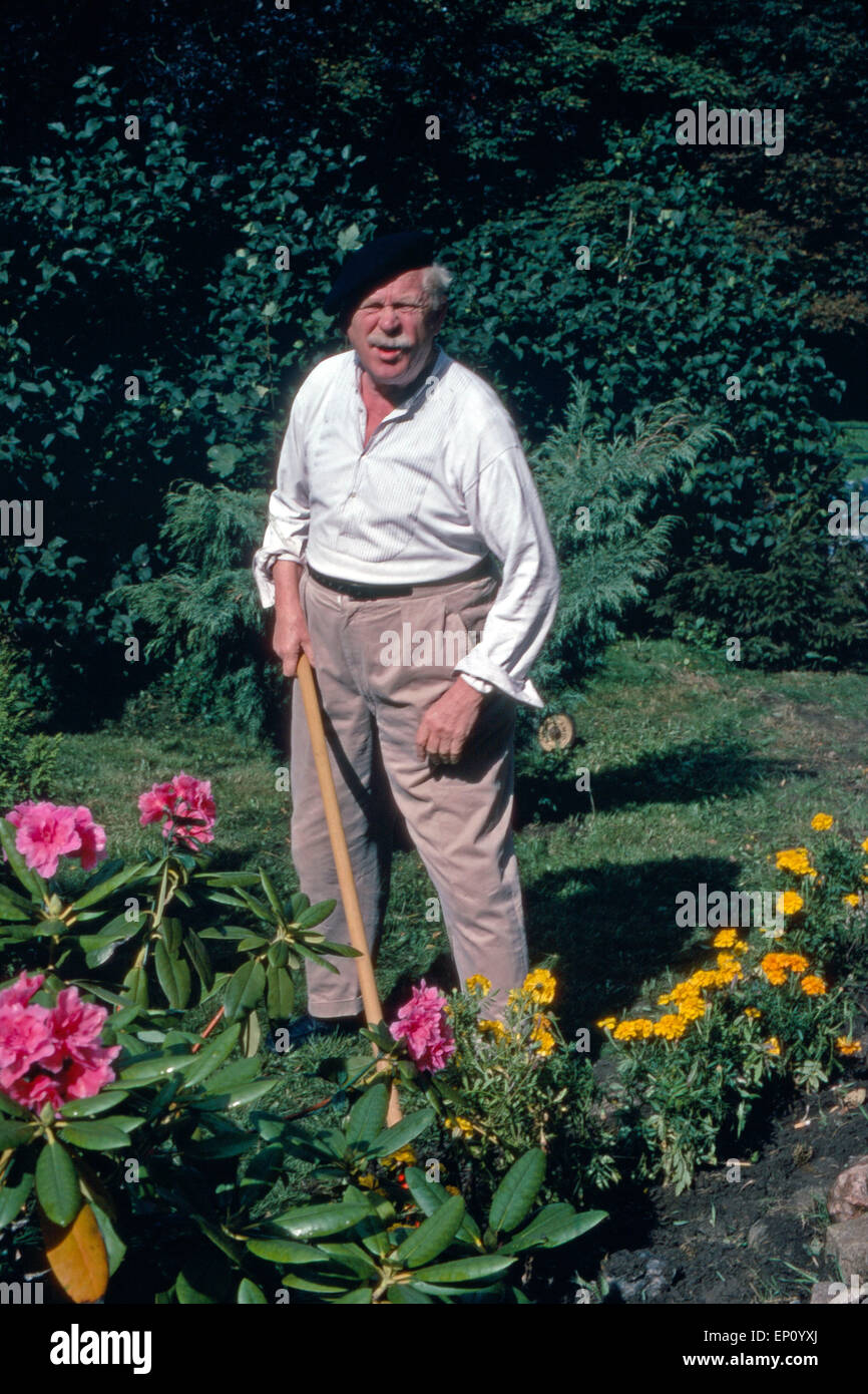 Der Garten, Deutschland 1983, Fernsehfilm, Regie: Wolfgang Liebeneiner, Darsteller: Gert Fröbe Stock Photo