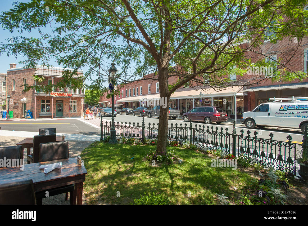 Downtown scene of Berlin, Maryland, USA Stock Photo Alamy