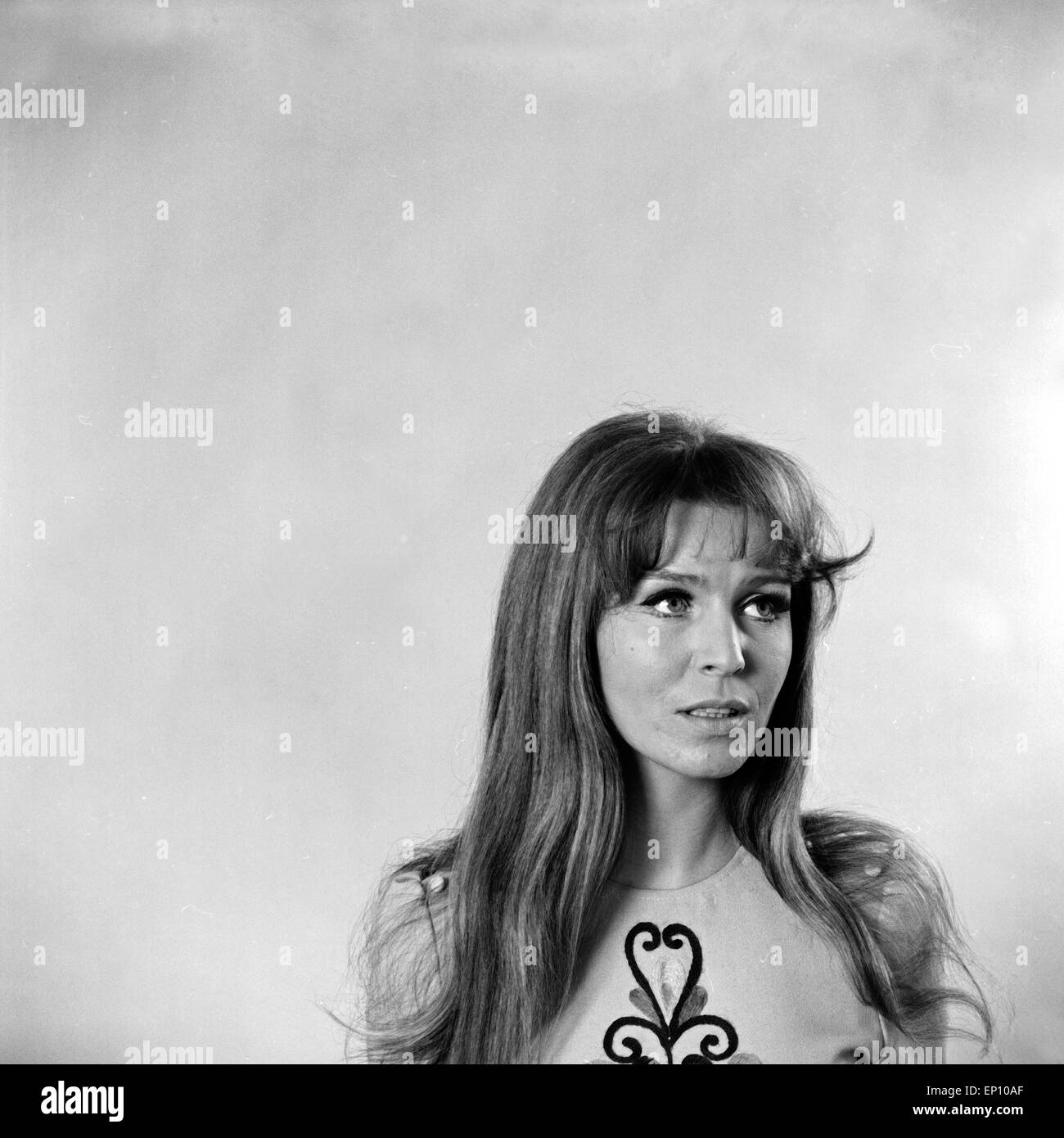 Deutsche Schlagersängerin Manuela, Hamburg 1960er Jahre. German Stock