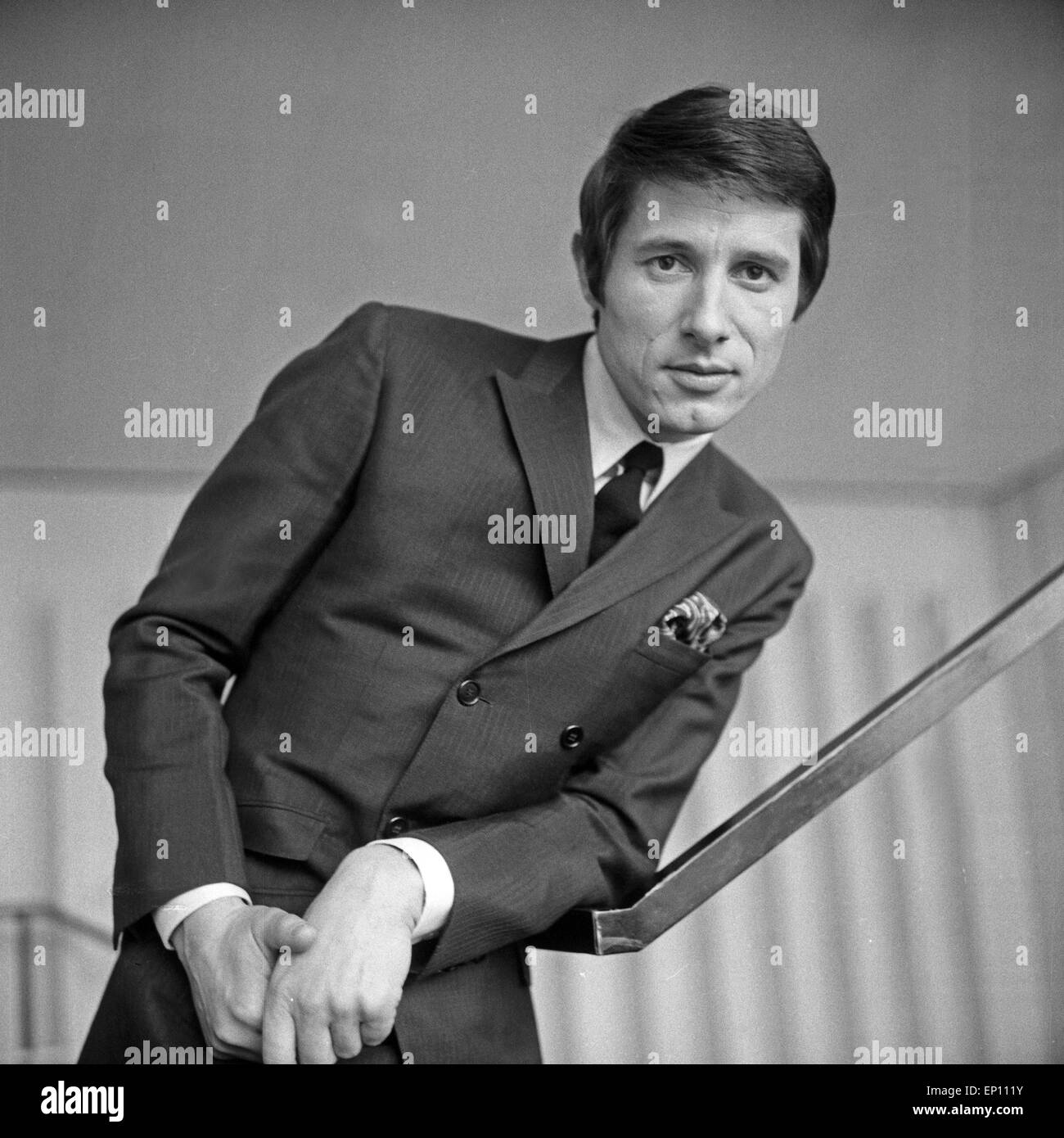 With the german singer udo juergens Black and White Stock Photos ...