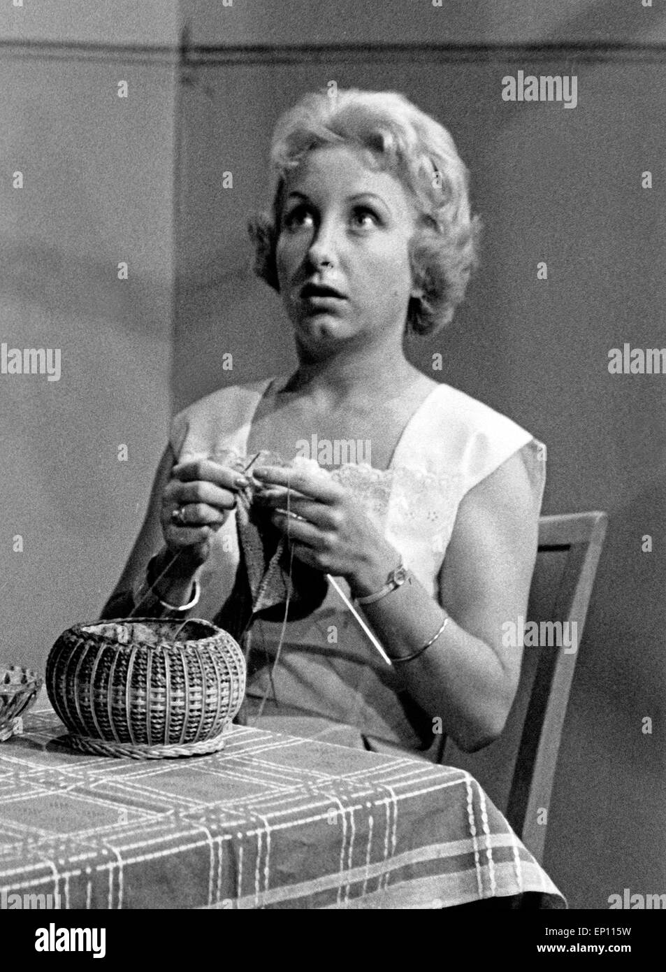 Deutsche Schauspielerin Und Kabarettistin Edith Hancke In Der