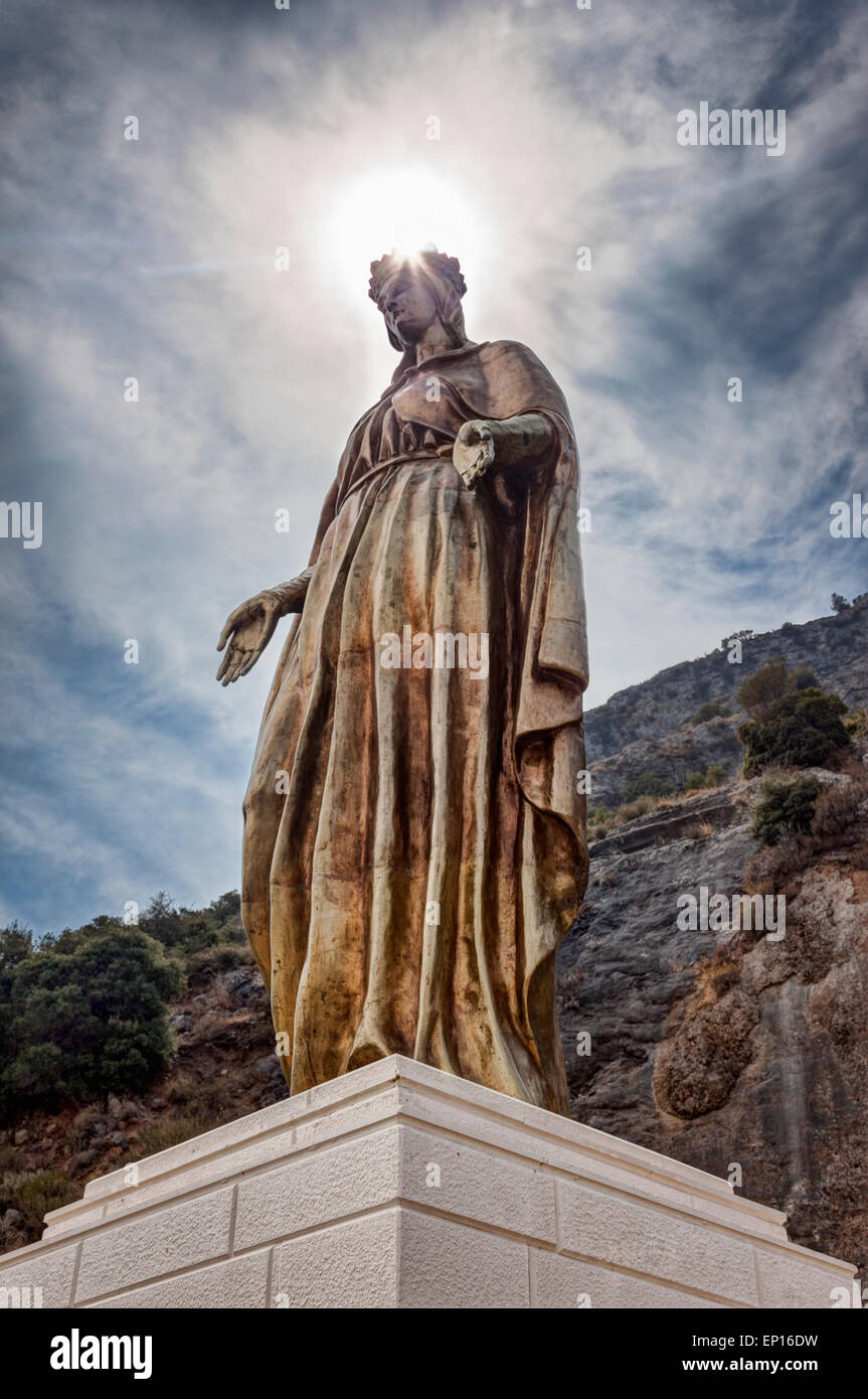 Statue of Virgin Mary in Ephesus Selchuk Aydin Turkey Stock Photo Alamy