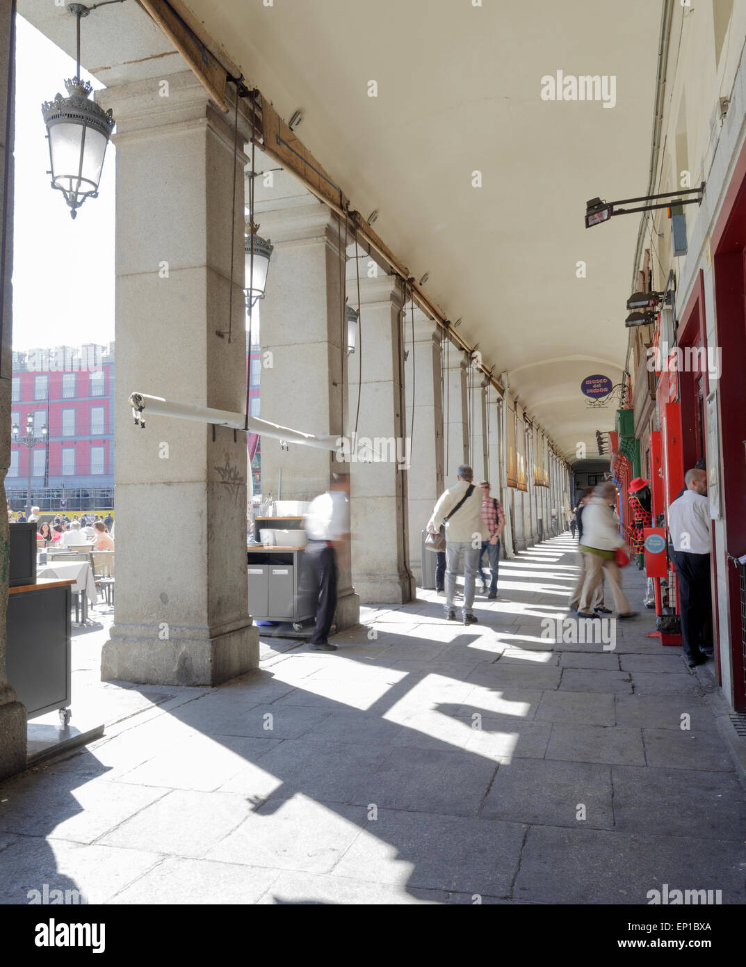 Plaza mayor arcade hi-res stock photography and images - Alamy