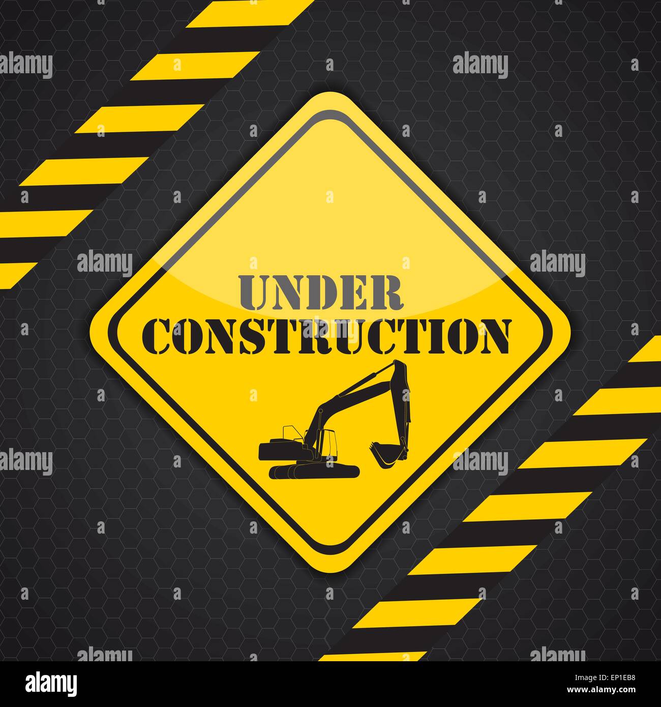 Under Construction. Vector Illustration Stock Vector Image & Art - Alamy