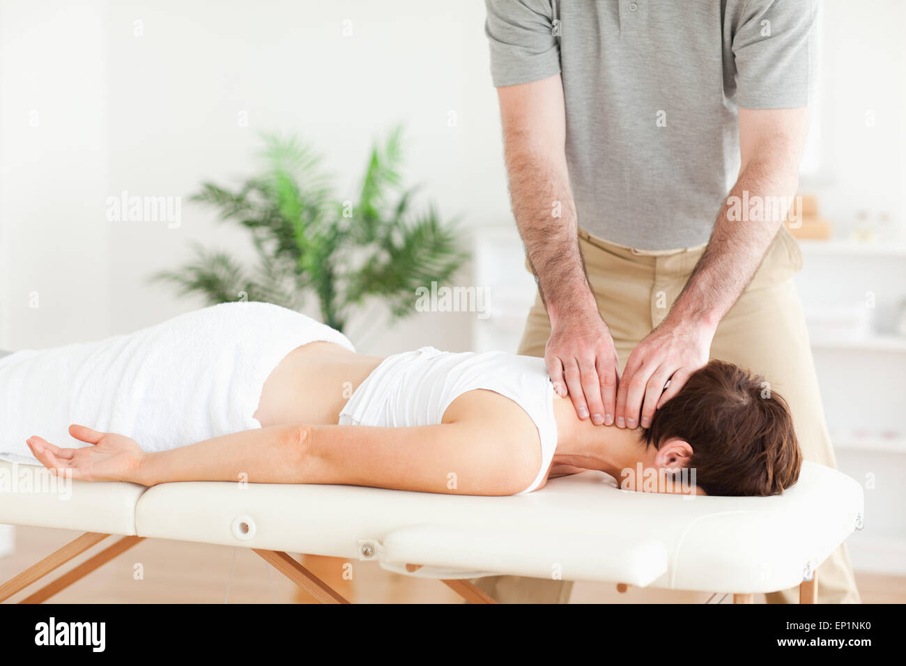 wife gets free massage photo
