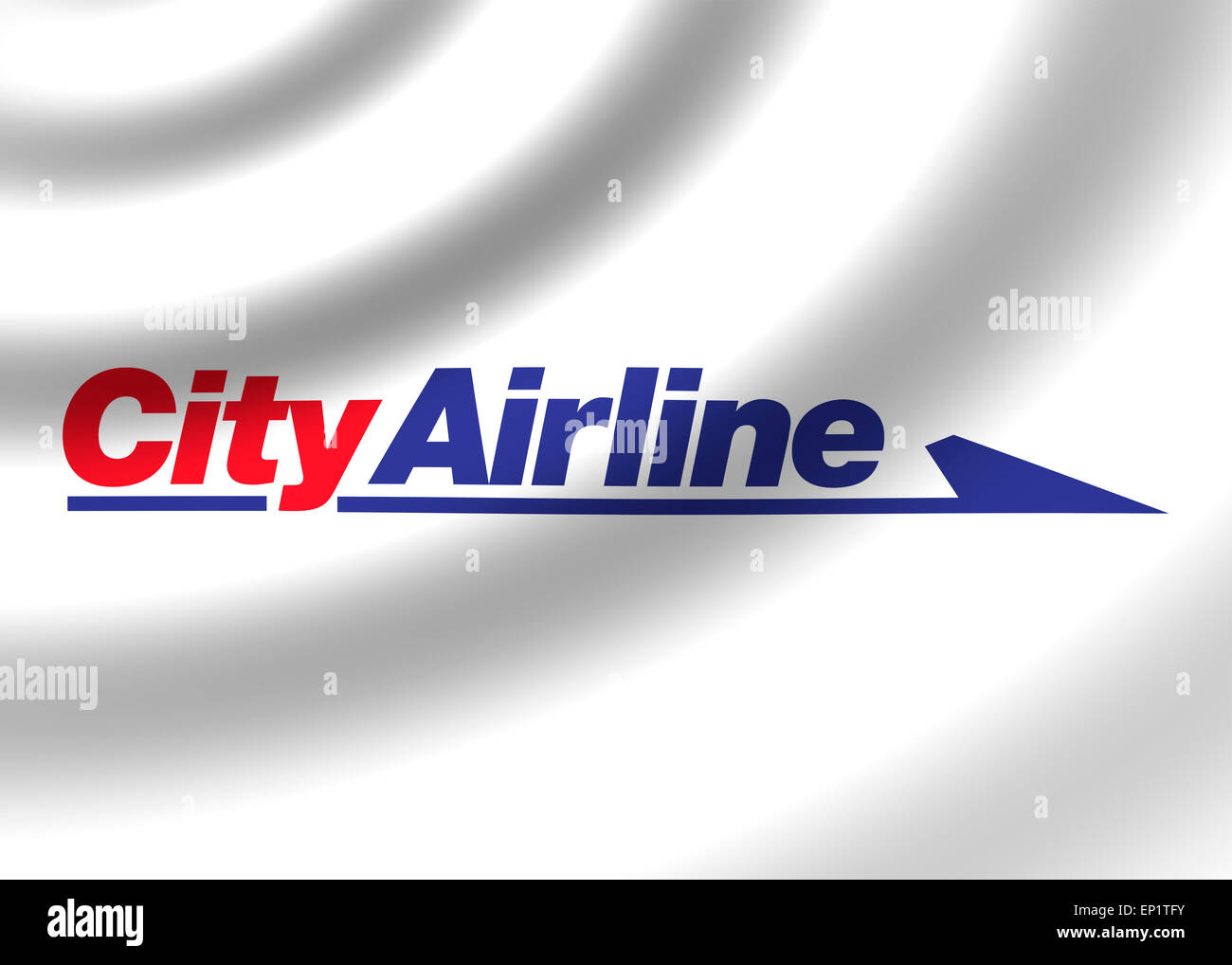 City Airline logo icon symbol flag emblem Stock Photo