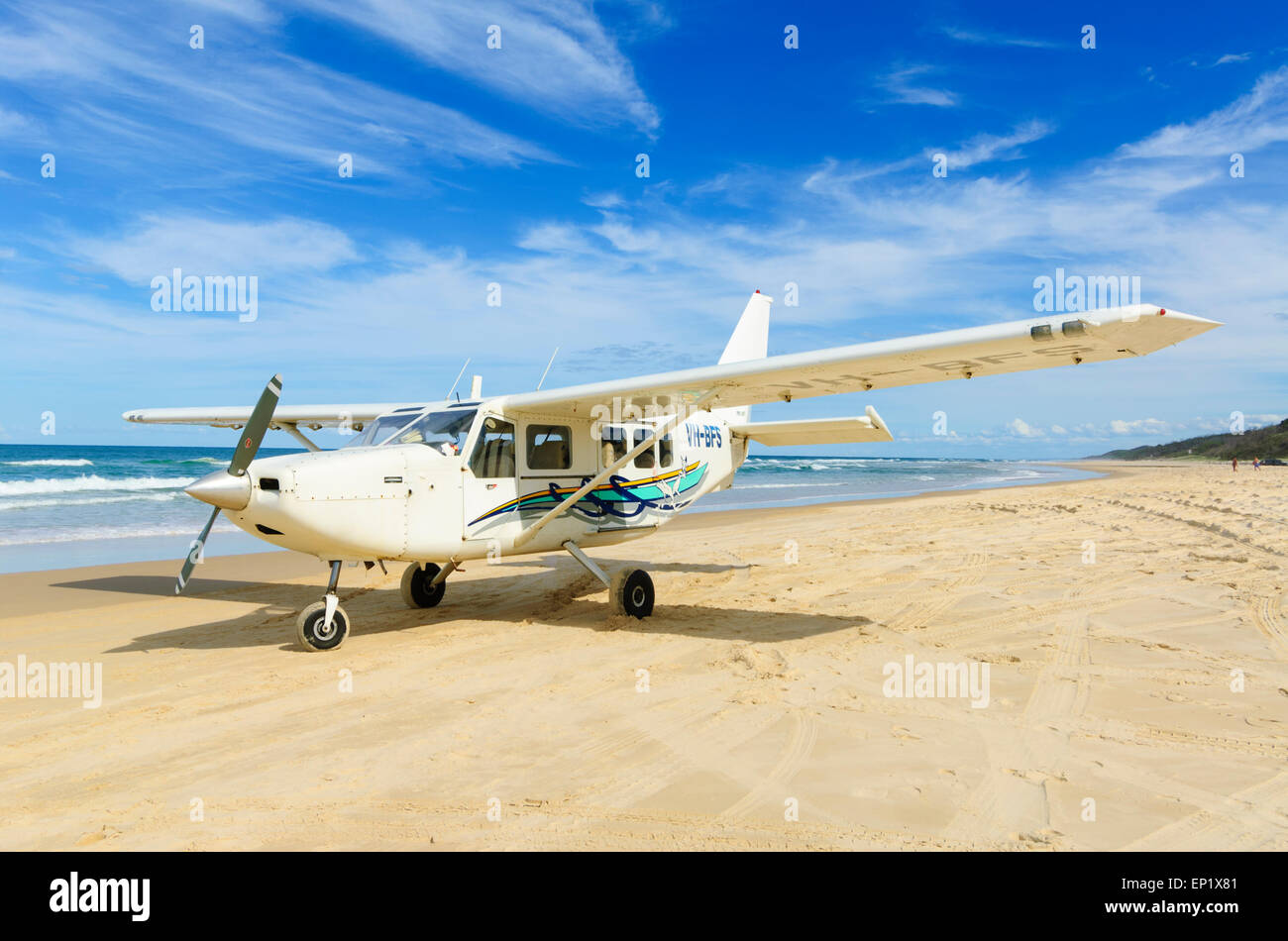 Cessna, Air Fraser Island, Queensland, QLD, Australia Stock Photo