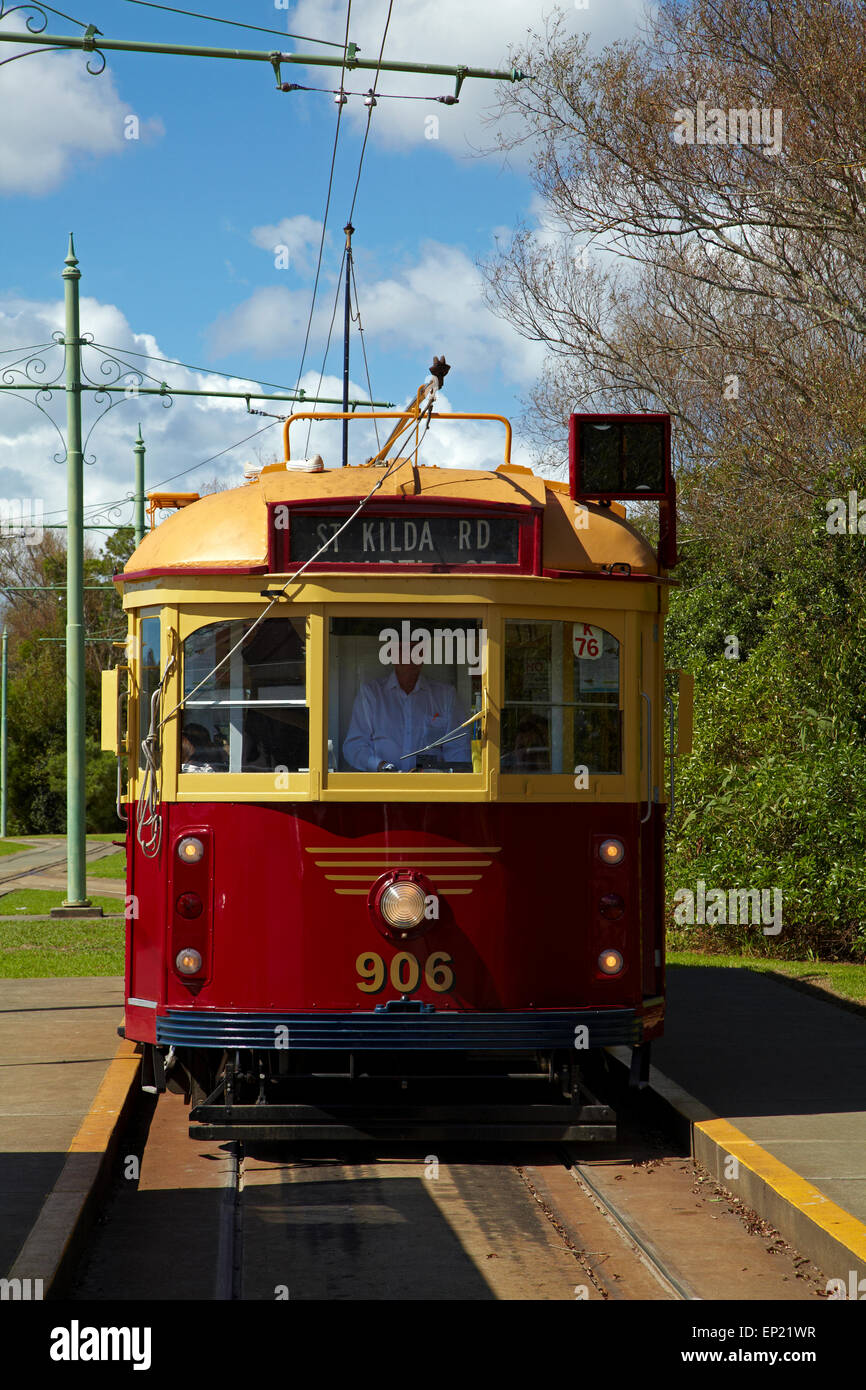 Historic Tram, MOTAT (Museum of Transport and Technology), Auckland, North Island, New Zealand Stock Photo