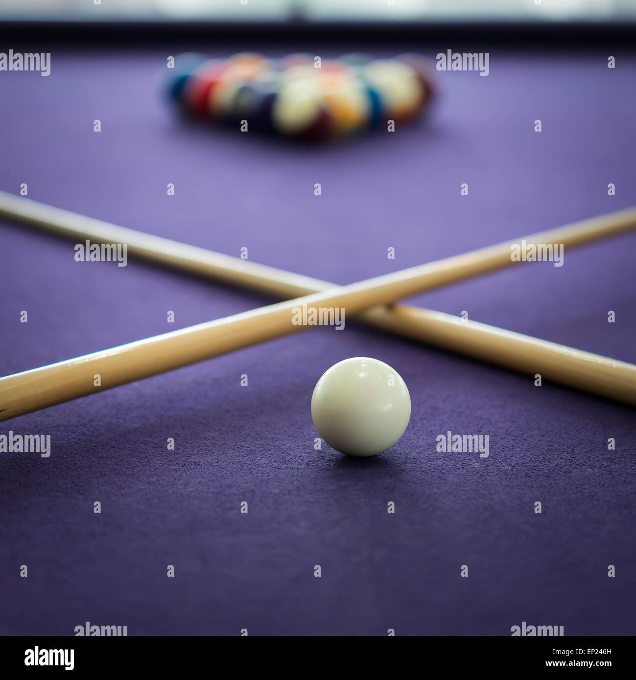 Billiard balls arranged in a triangle hires stock photography and images Alamy