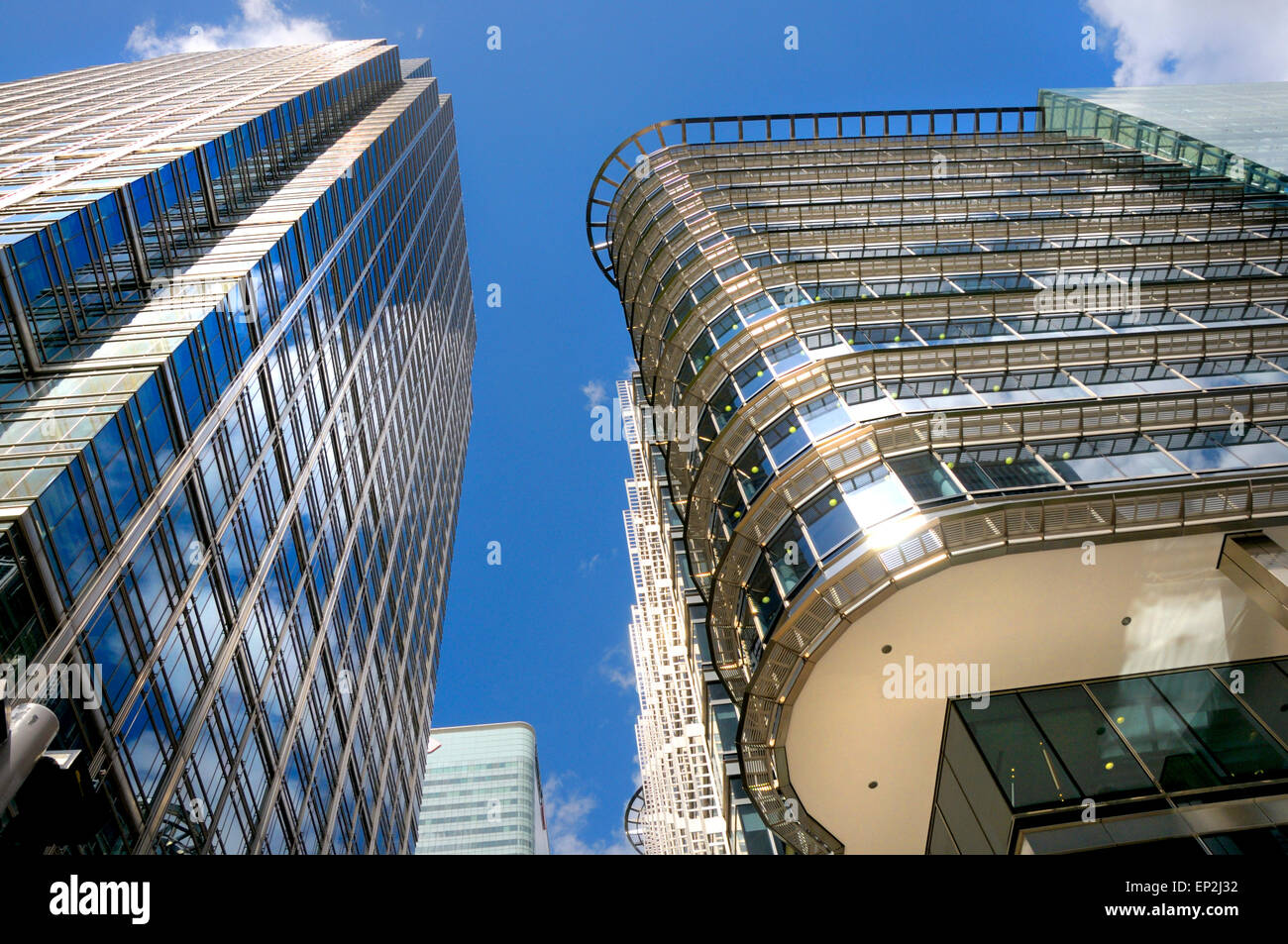 London, England, UK. Office buildings in Canary Wharf Stock Photo - Alamy