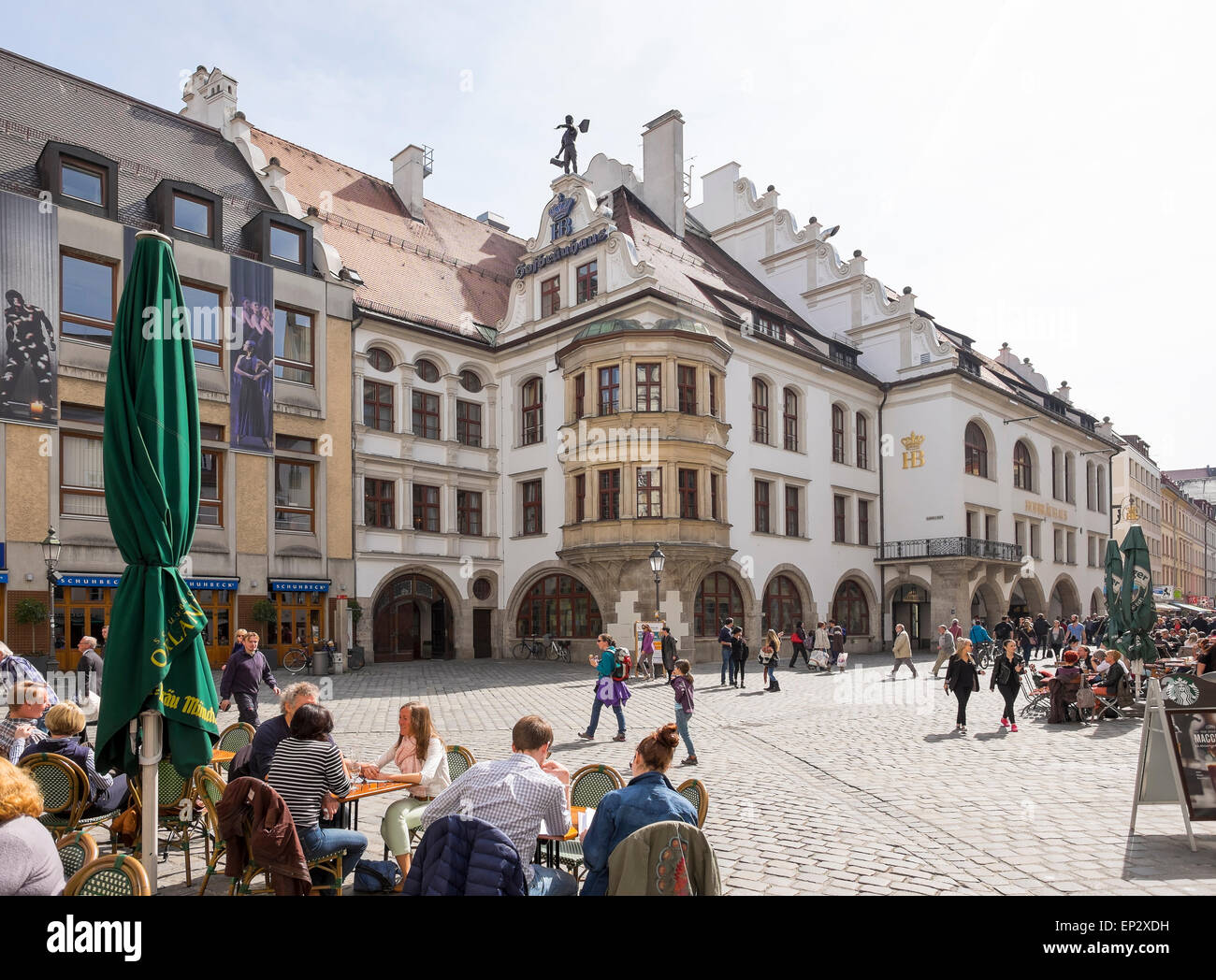 Germany, Bavaria, Munich, Old town, Hofbraeuhaus beer hall at Platzl Stock Photo