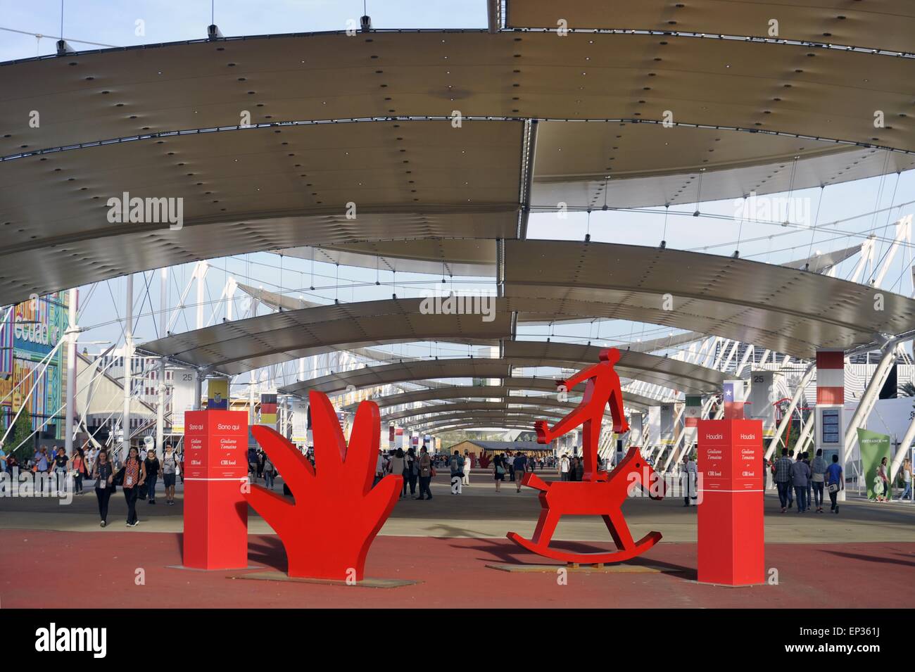 Milan (Italy), the World Exhibition Expo 2015 Stock Photo
