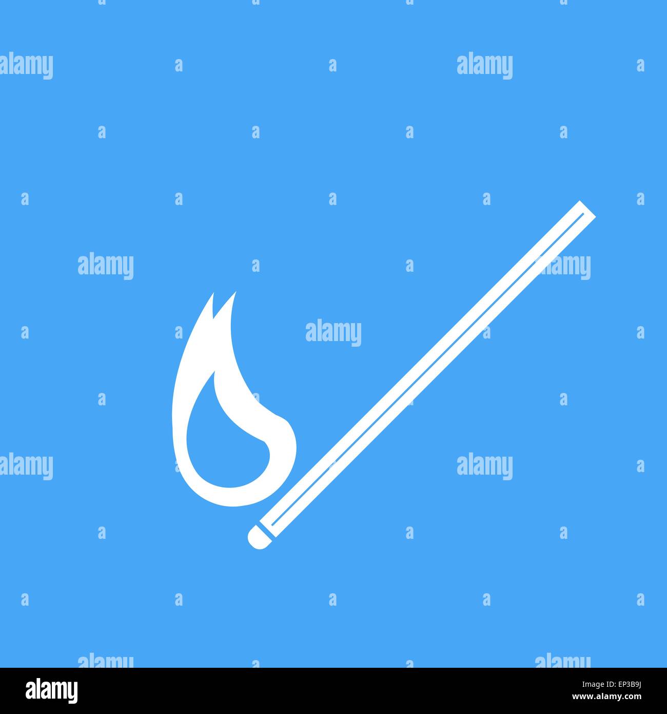 Vector icons burning match Stock Vector Image & Art - Alamy
