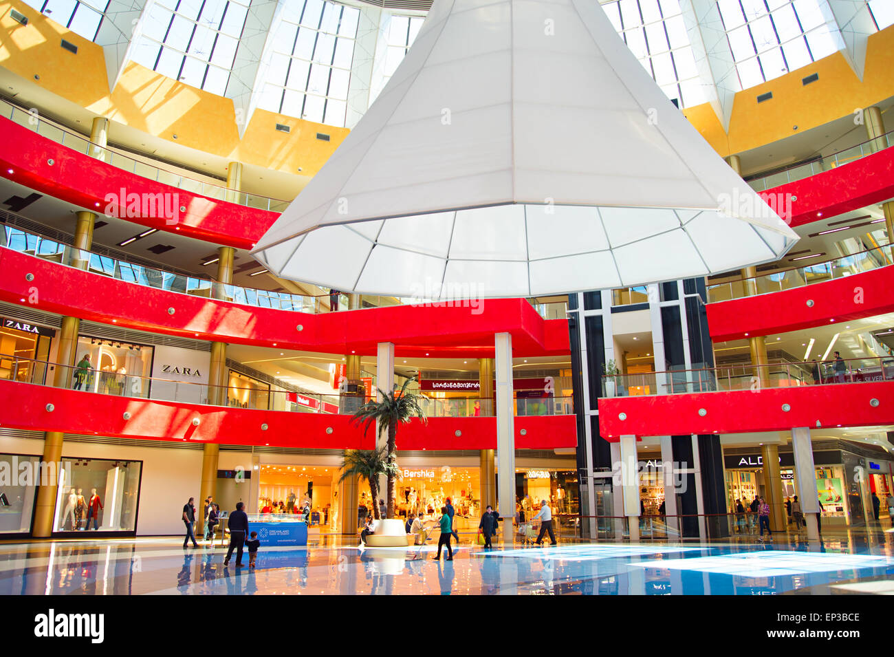 Tbilisi Mall - the largest shopping mall in the Southern Caucasus Stock Photo