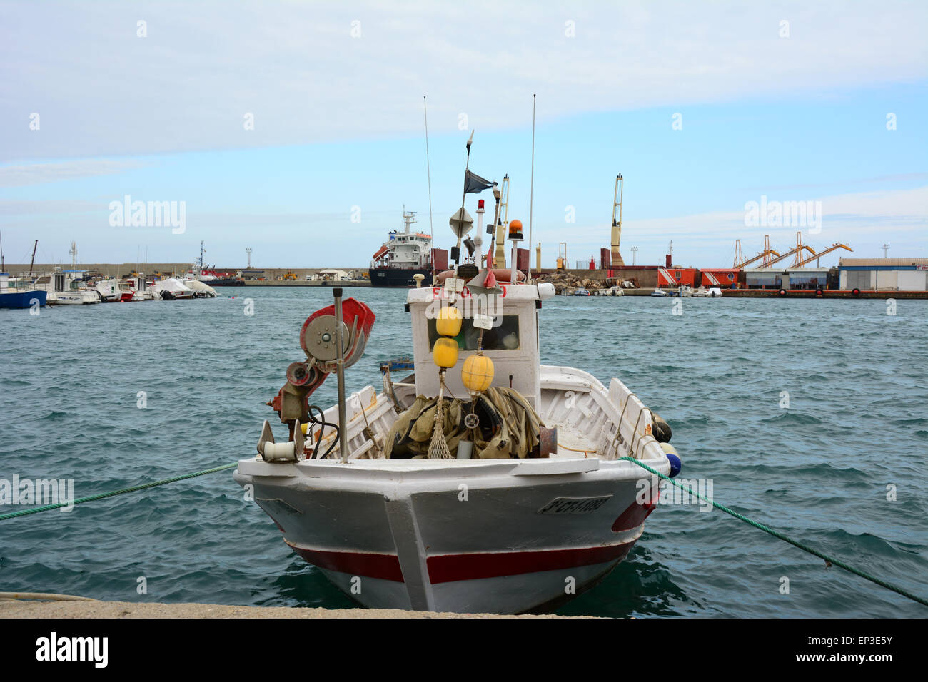 Pesquero, fishing boat Stock Photo