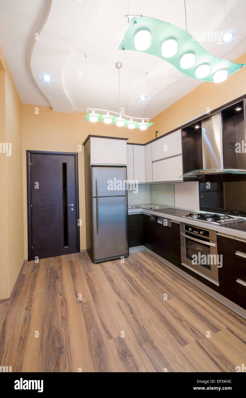 Interior of modern kitchen Stock Photo - Alamy