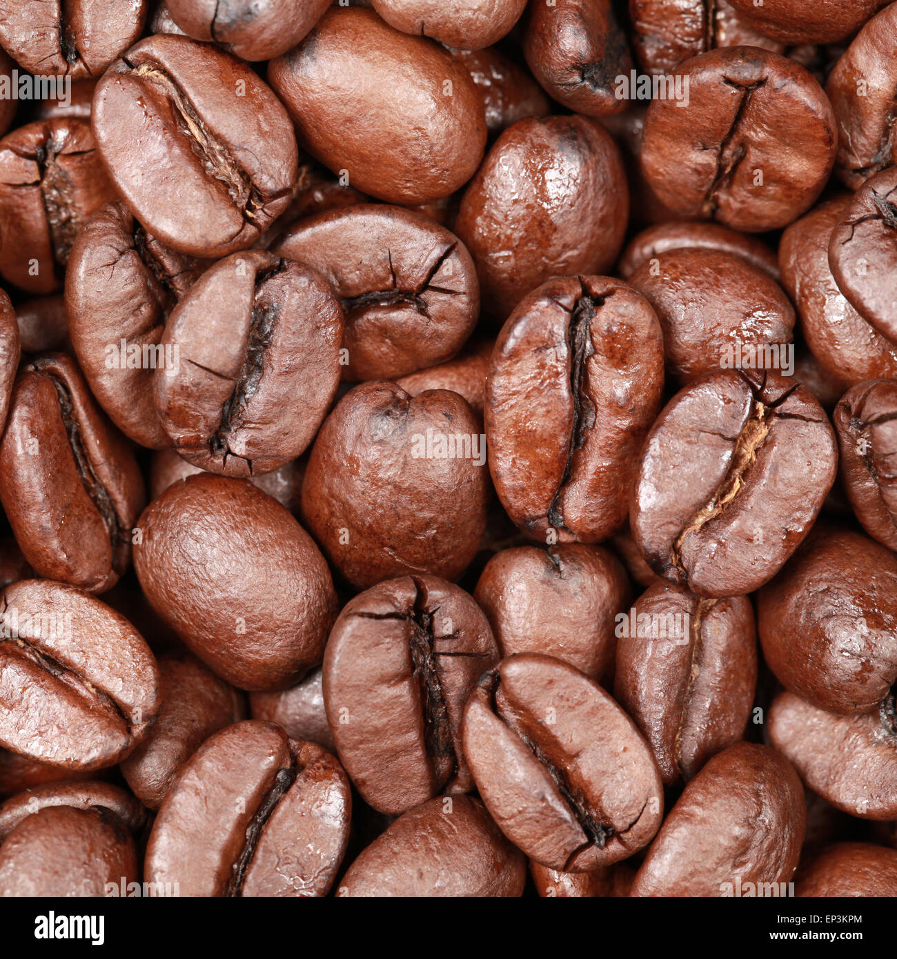 Hintergrund aus Kaffeebohnen Stock Photo