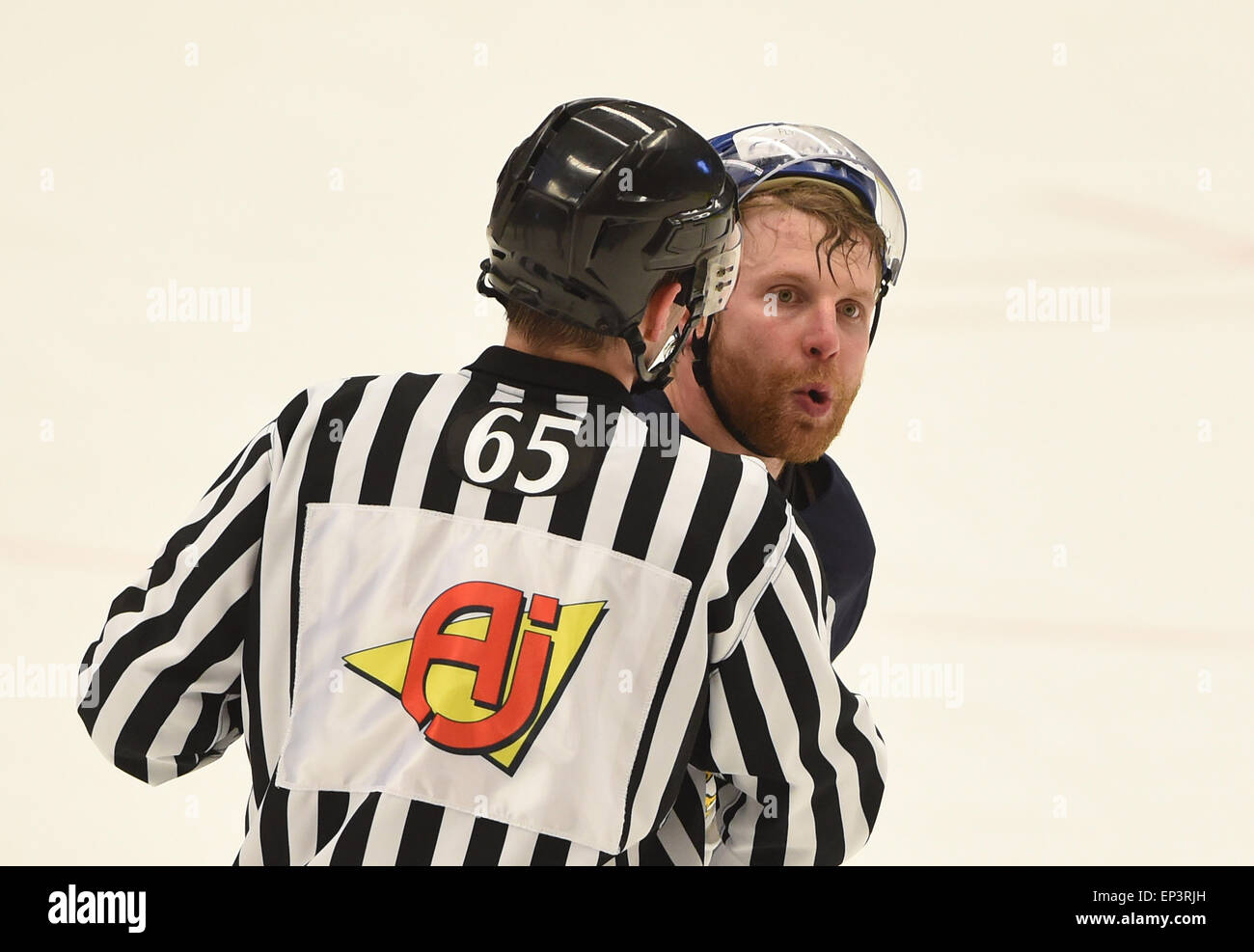 Ostrava, Czech Republic. 12th May, 2015. Finnish player Leo Komarov was