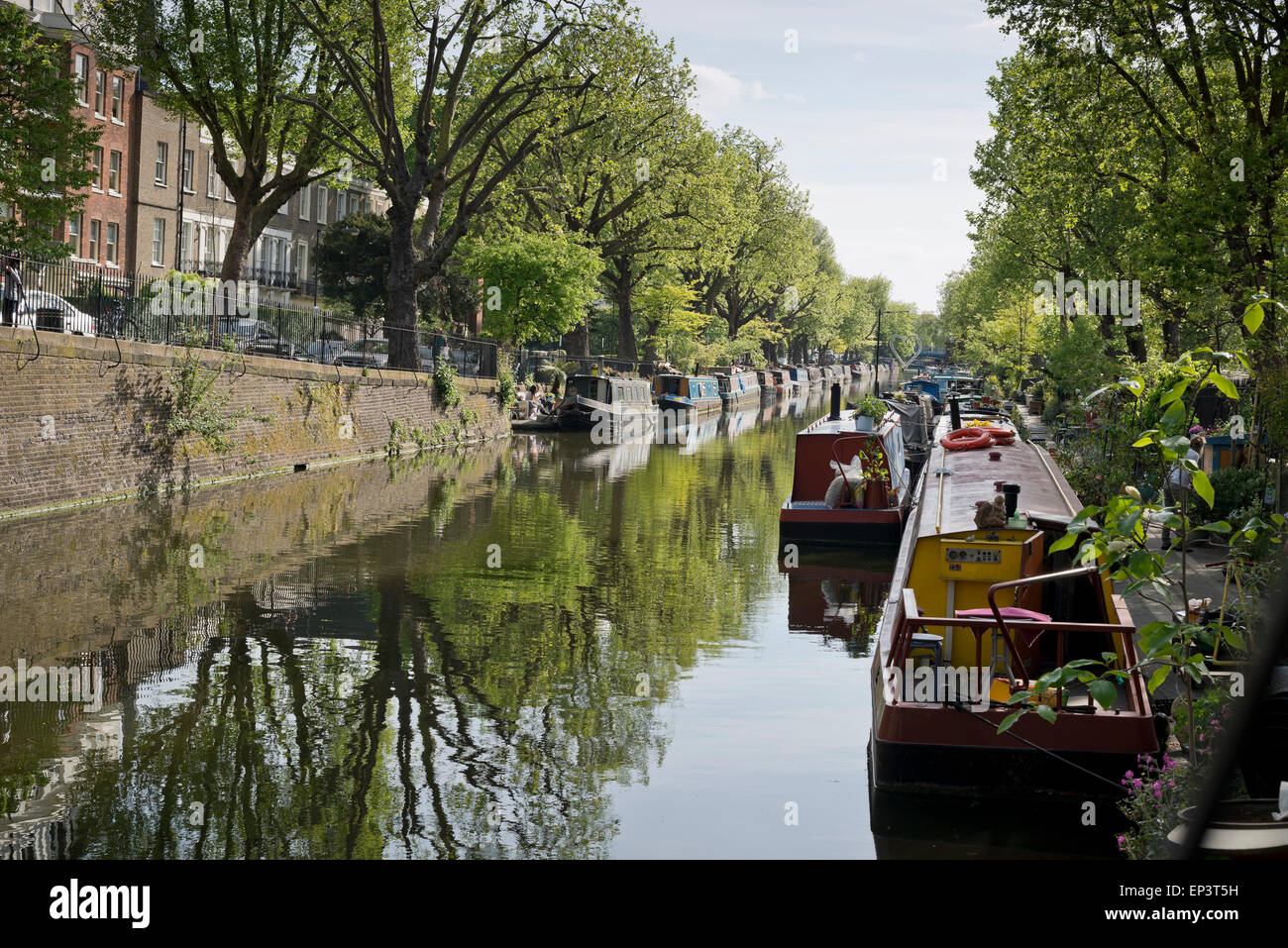 The Regent's Canal in Maida Vale, London Stock Photo
