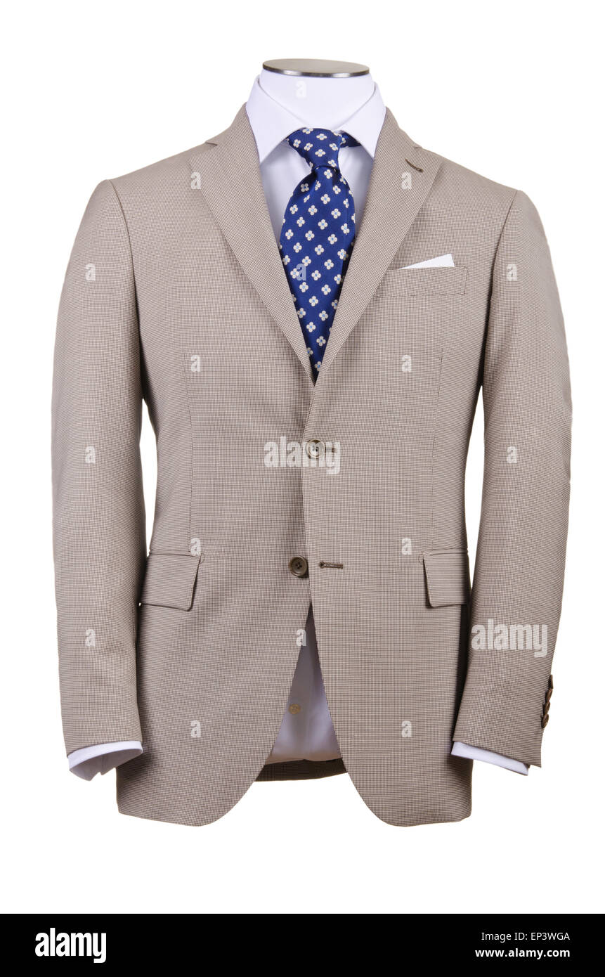 Jacket isolated on the white background Stock Photo - Alamy