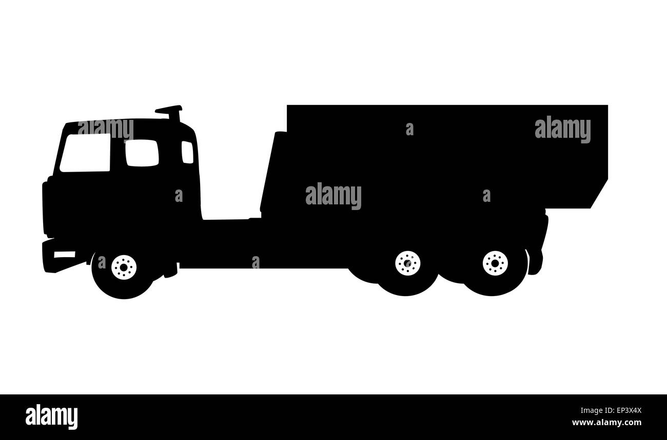 Most Car Truck. Vector Illustration. Stock Vector