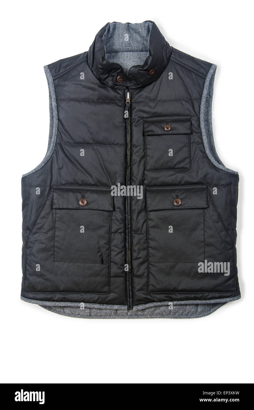 Vest isolated on the white background Stock Photo - Alamy