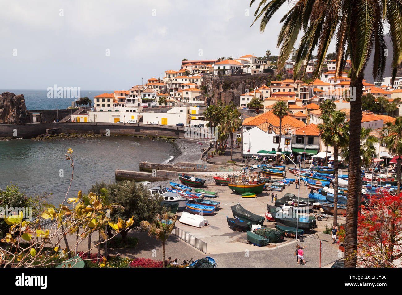 The fishing village of Camara de Lobos, Madeira, Europe Stock Photo Alamy