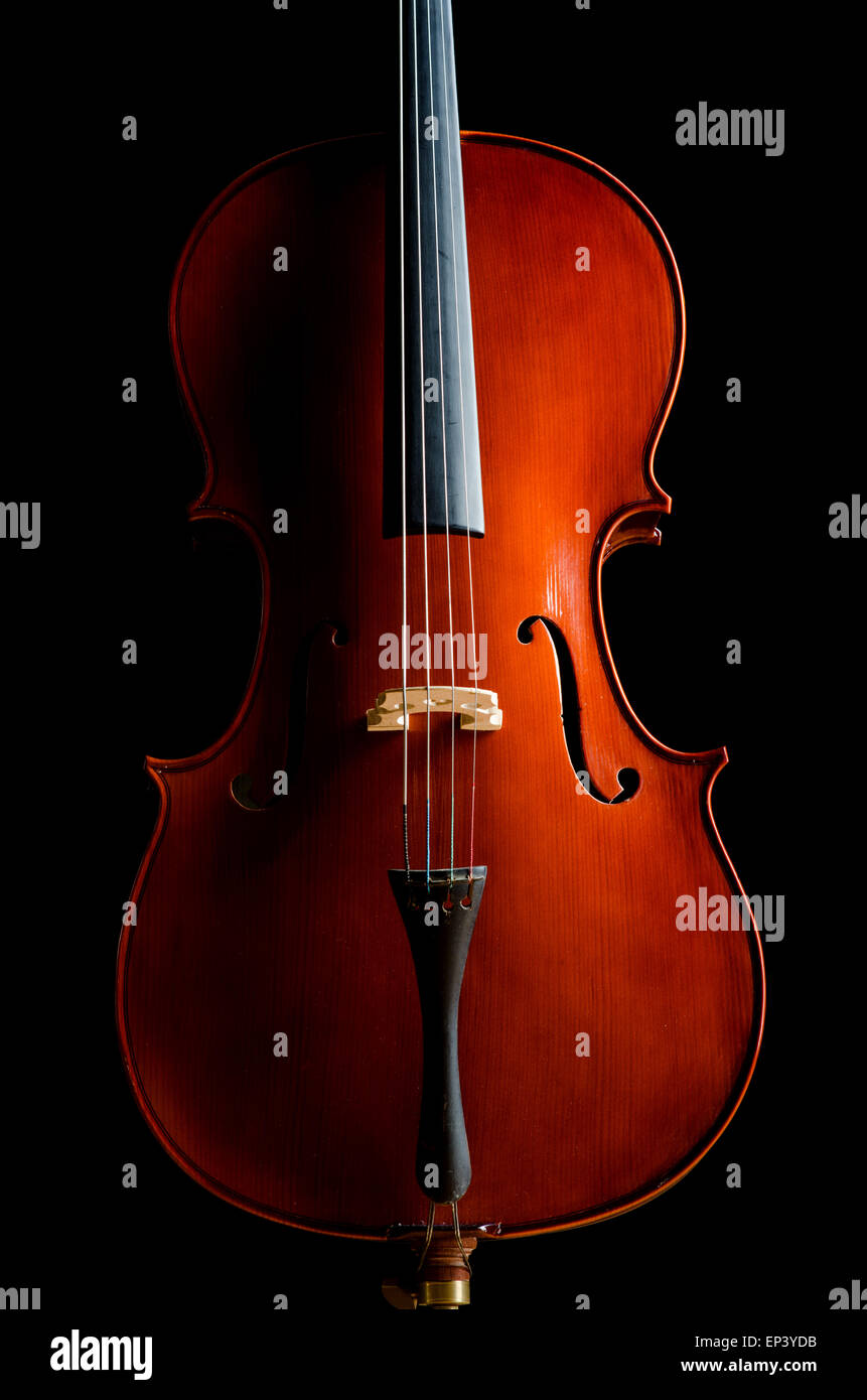 Violin in dark room - music concept Stock Photo - Alamy