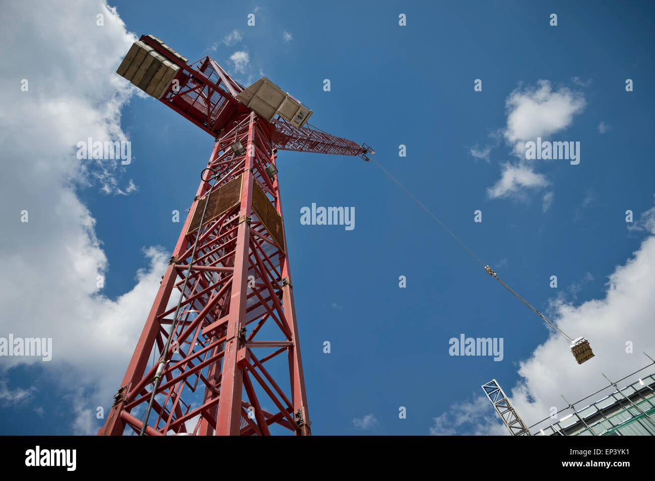 Crane hoist lifting a load hires stock photography and images Alamy