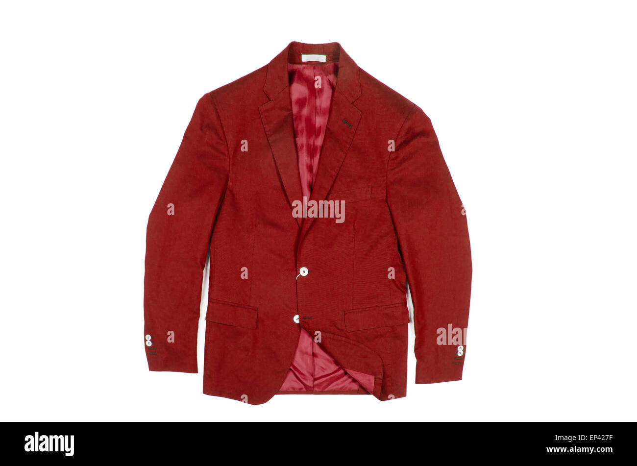 Jacket isolated on the white background Stock Photo - Alamy