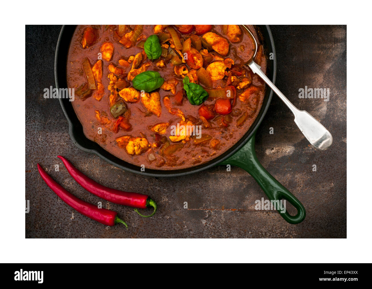 Chicken Jalfrezi Stock Photo