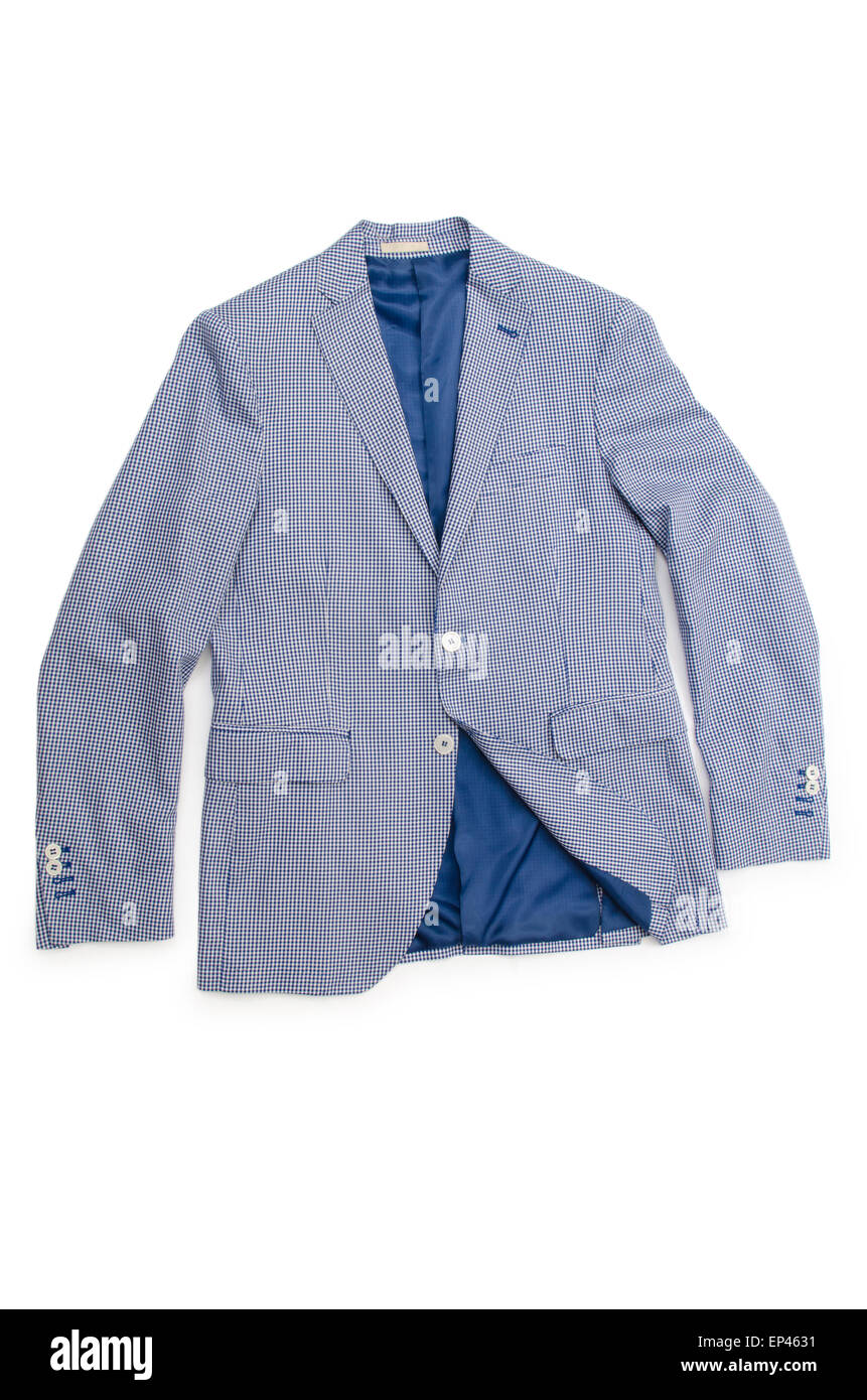 Jacket isolated on the white background Stock Photo - Alamy