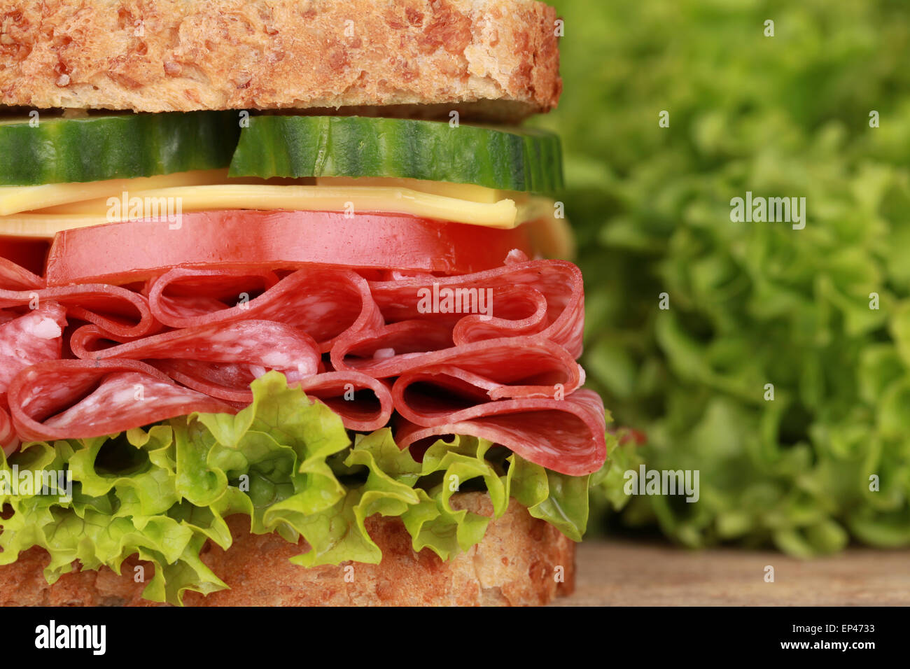 Salami and pepperoni sandwich hires stock photography and images Alamy