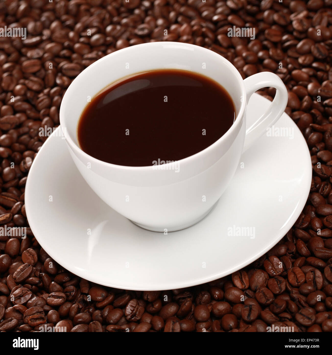Kaffee in einer Tasse Stock Photo