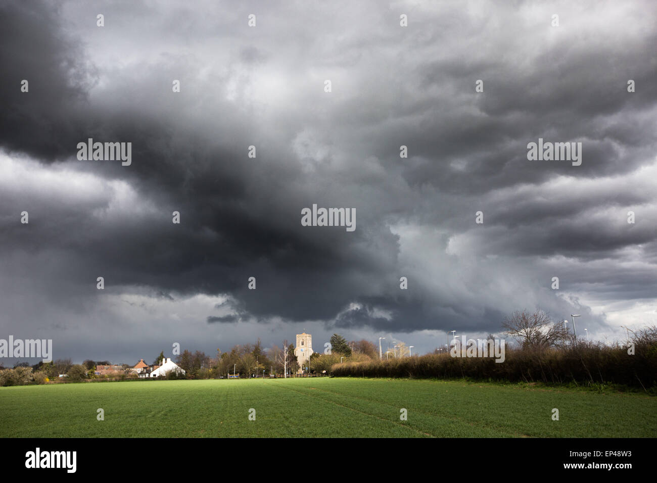 Thunder clouds cambridgeshire hi-res stock photography and images - Alamy