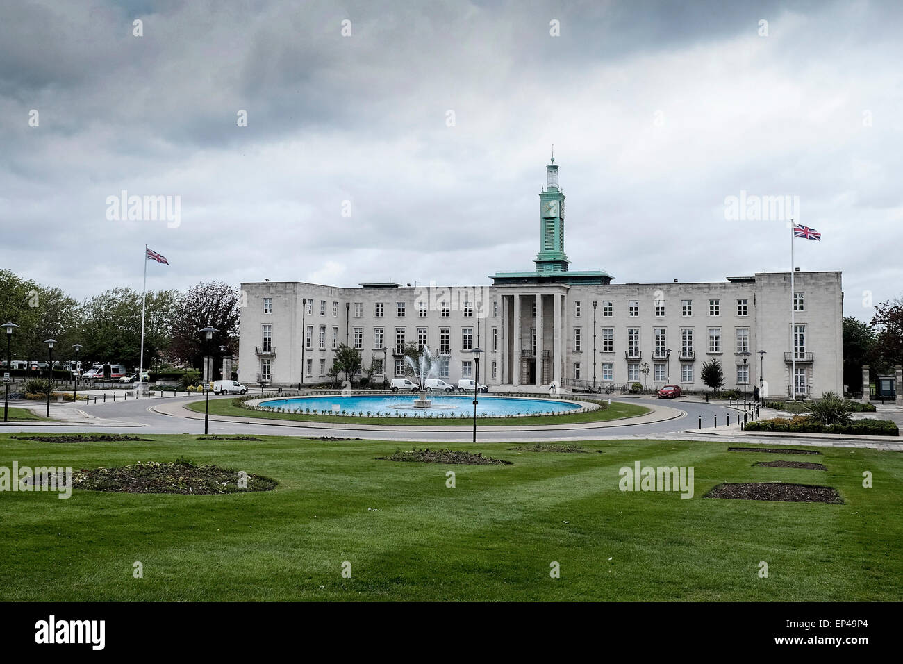 Waltham Forest Town Hall. Stock Photo