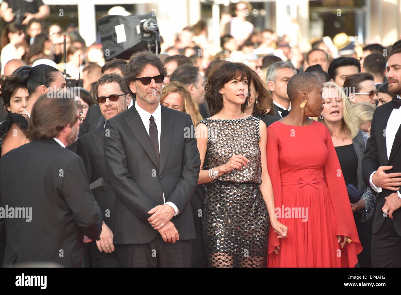 Joel Coen, Ethan Coen, Sophie Marceau , attending the Red Carpet ...