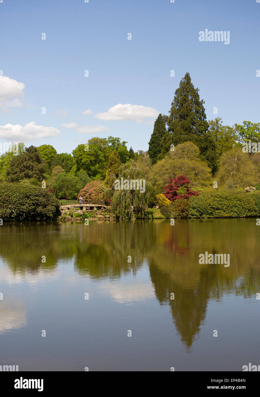 Sheffield Park - Lake & Gardens Stock Photo