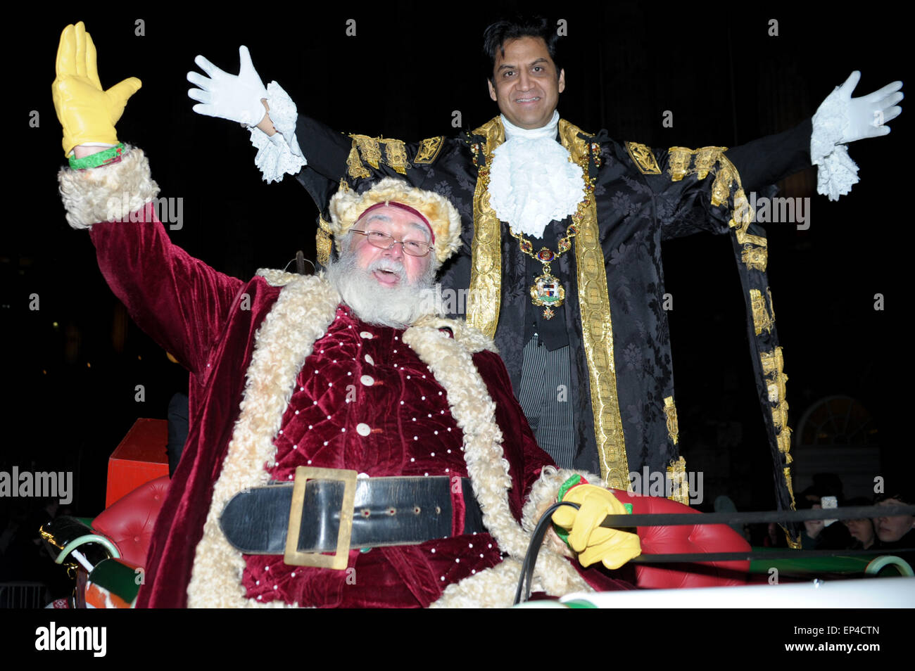 2014 Birmingham Christmas Parade and holiday lights Featuring Santa