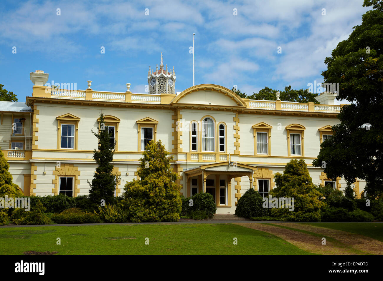 Old Government House (1856), University of Auckland, Auckland, North Island, New Zealand Stock Photo