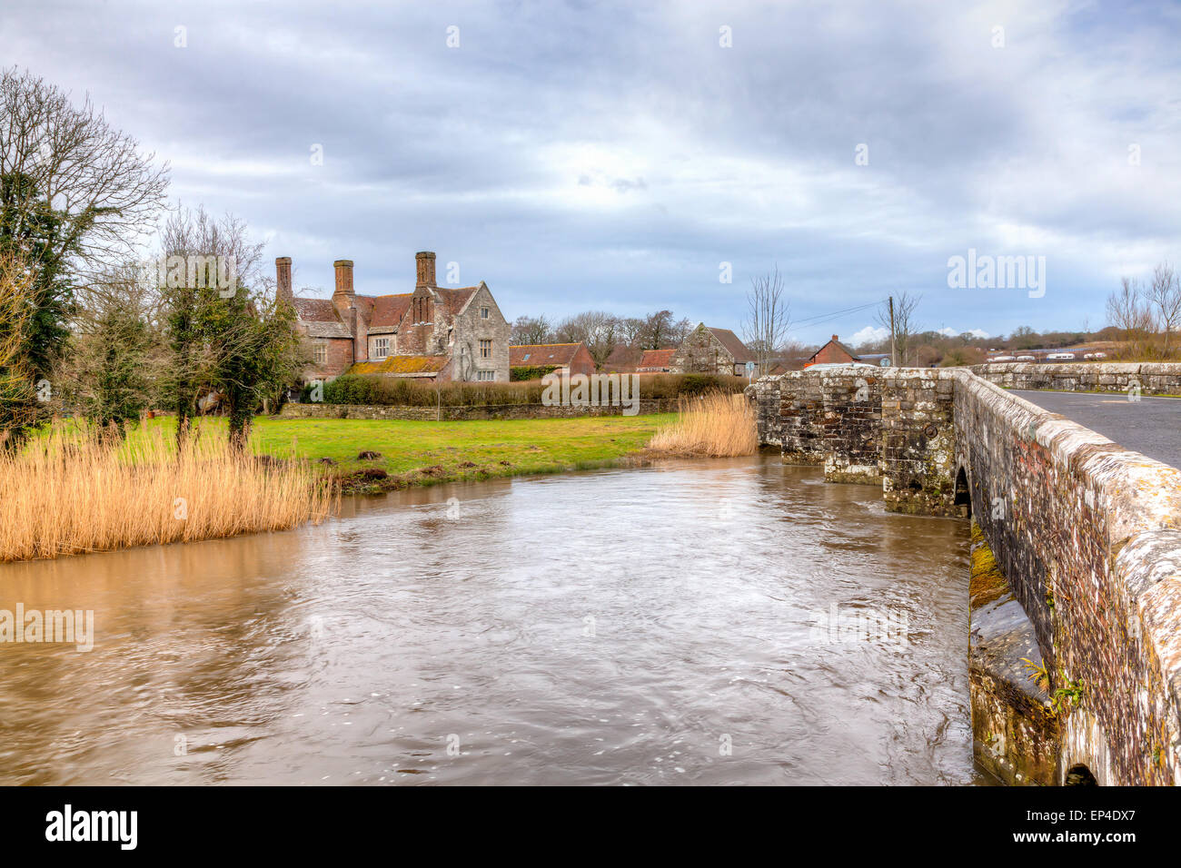 The River Frome at Wool Dorset England UK Europe Stock Photo Alamy