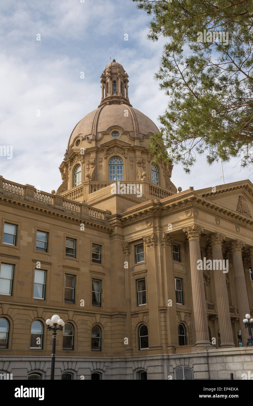 Dome of the Alberta Legislature Building, in Edmonton, Alberta Stock Photo