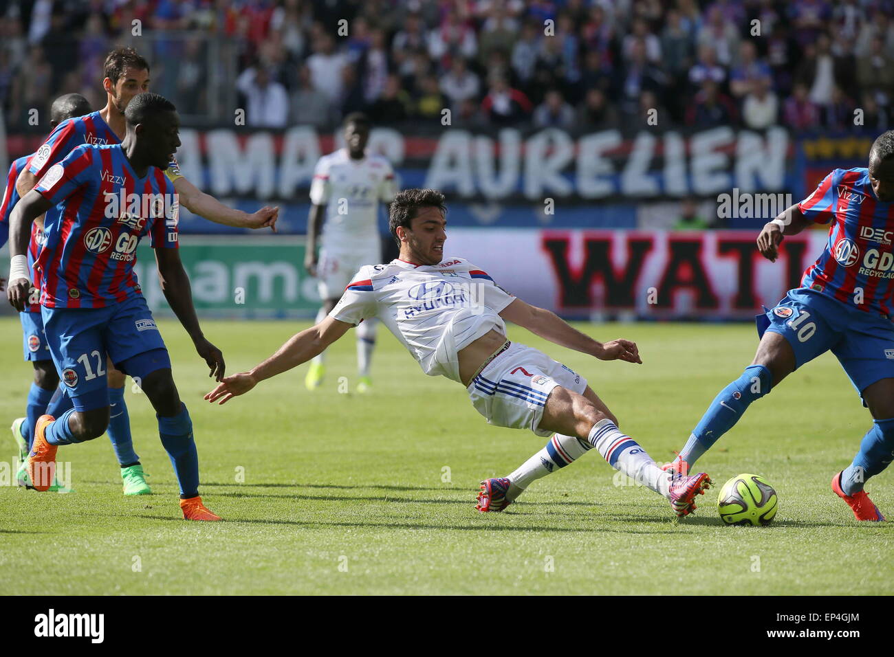 Clement GRENIER - 09.05.2015 - Caen / Lyon - 36eme journee de Ligue 1.Photo : Vincent Michel / Icon Sport Stock Photo