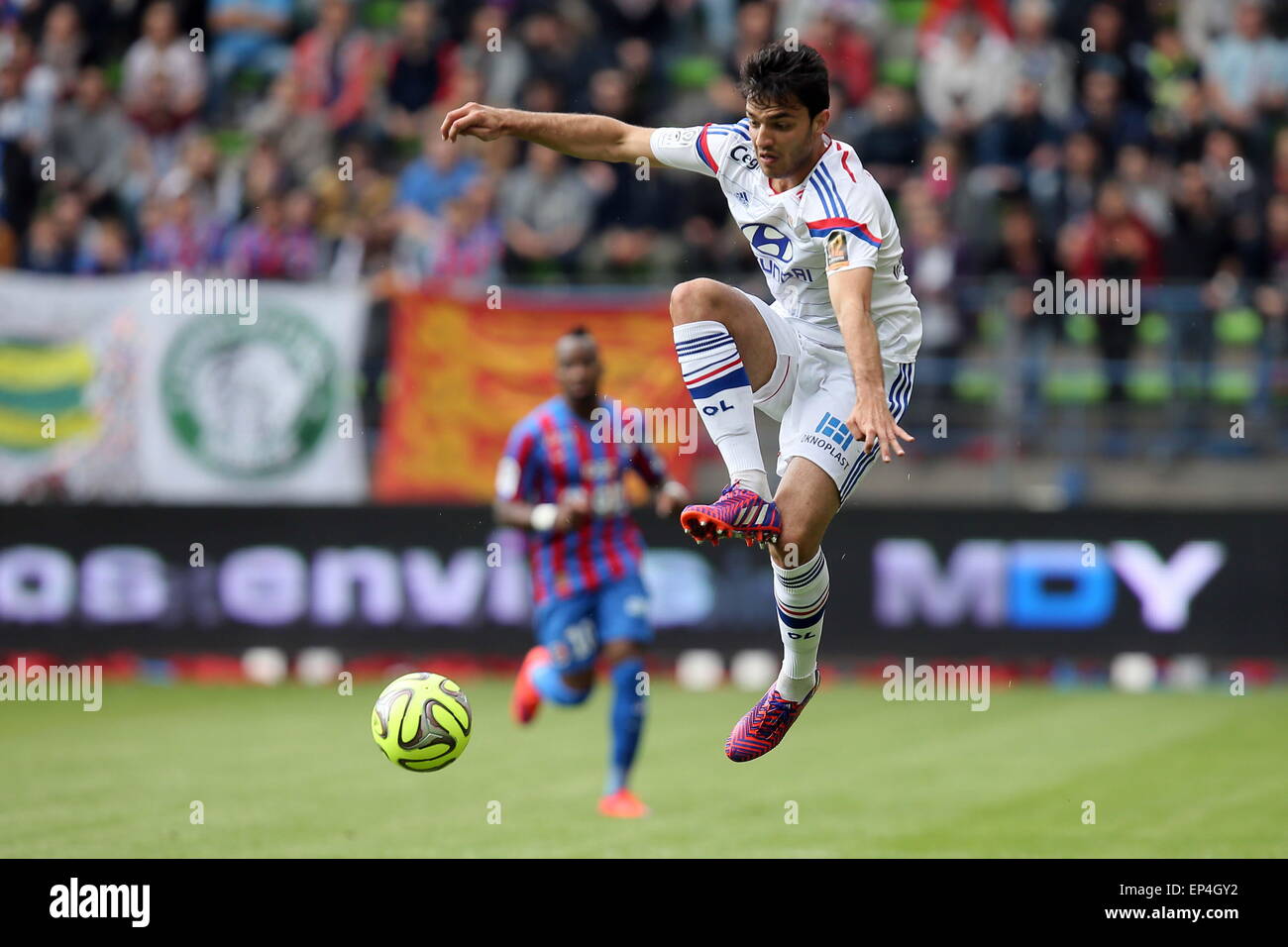 Clement GRENIER - 09.05.2015 - Caen / Lyon - 36eme journee de Ligue 1.Photo : Vincent Michel / Icon Sport Stock Photo