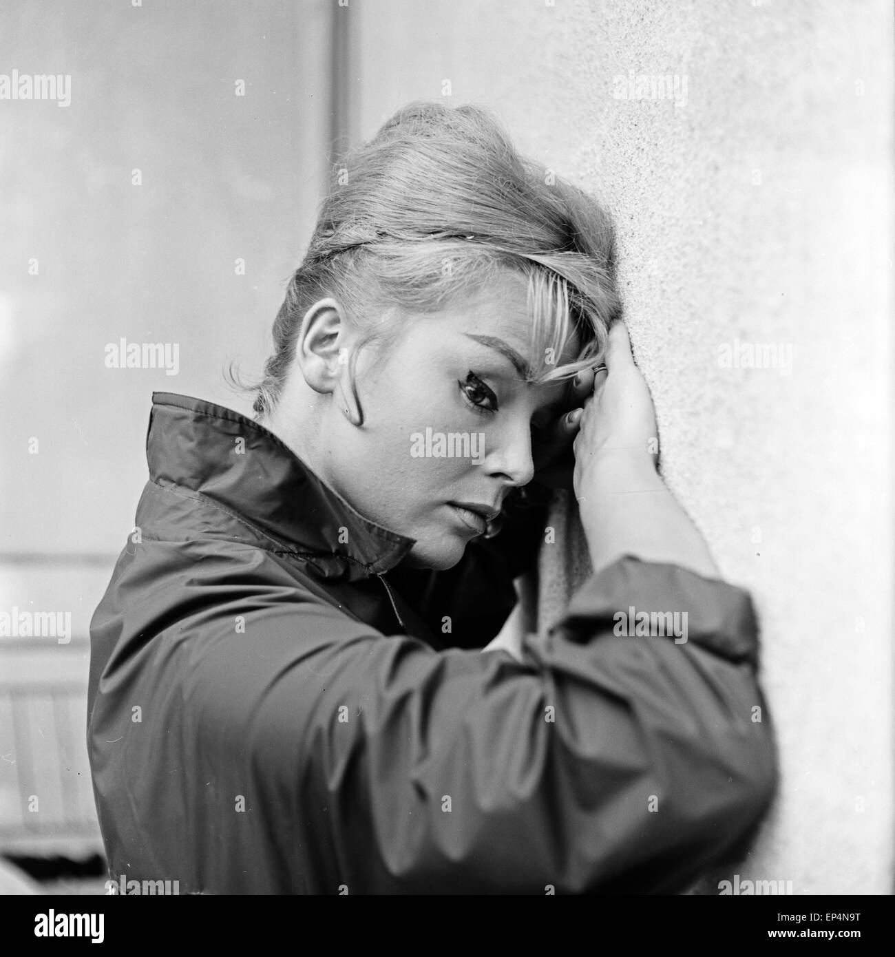 Deutsche Schauspielerin Susanne Cramer, Deutschland 1960er Jahre. German actress Susanne Cramer, Germany 1960s. Stock Photo