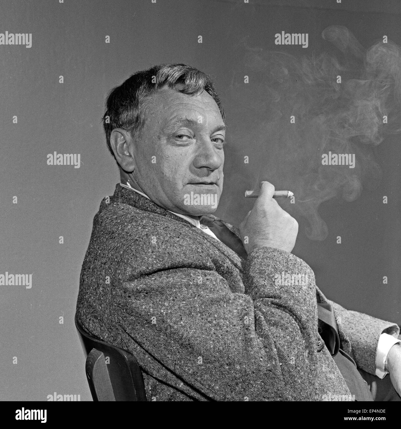 Deutscher Schauspieler Joseph Offenbach, Deutschland 1960er Jahre. German actor Joseph Offenbach, Germany 1960s. Stock Photo