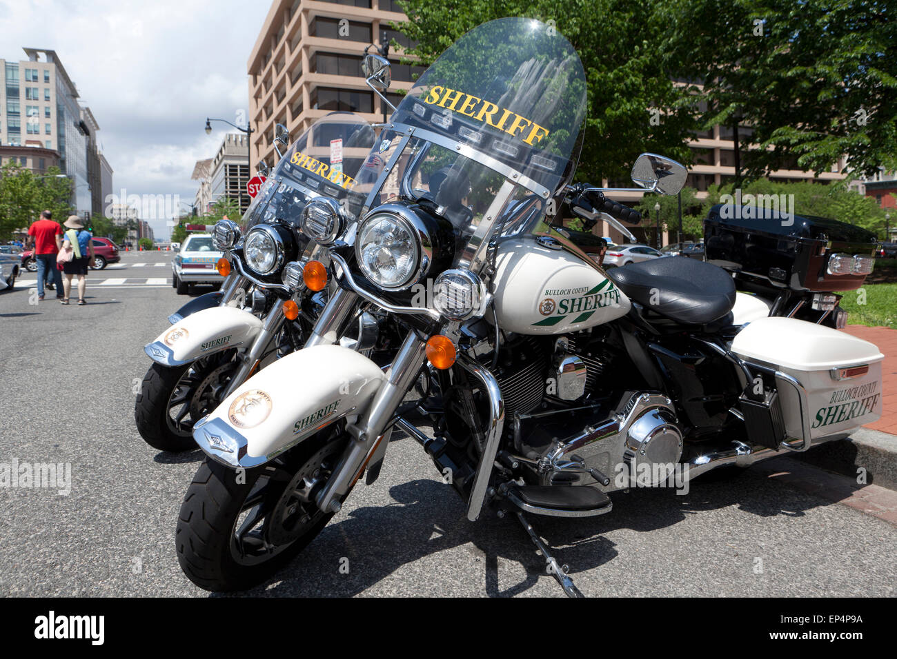 County Sheriff motorcycle - USA Stock Photo